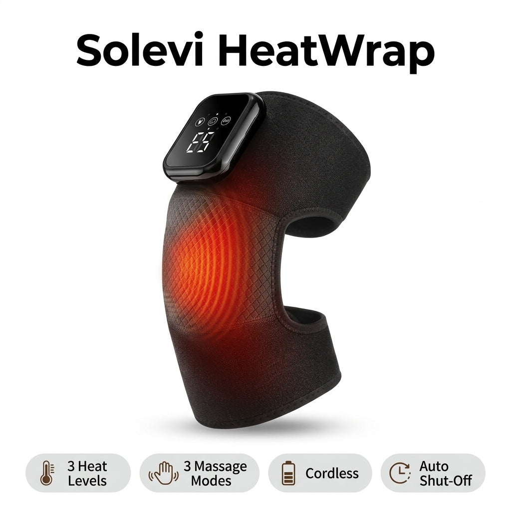 Solevi HeatWrap heated knee wrap